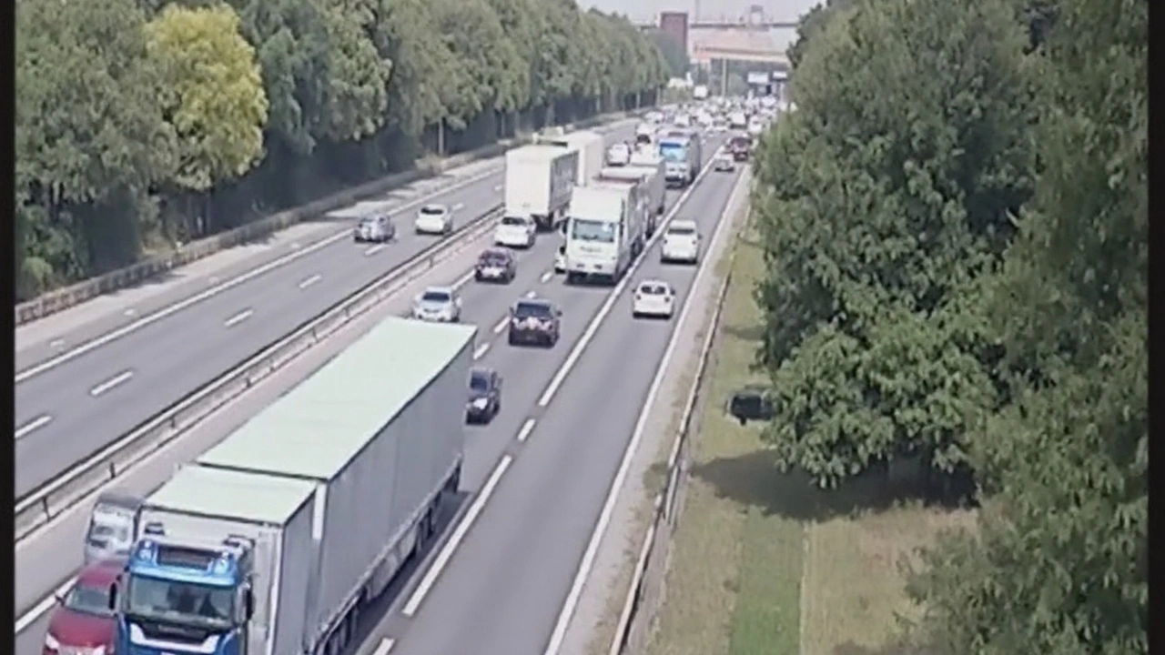 M11 Closure After Lorry Fire Near Stansted Airport Shuts Key Southbound Route